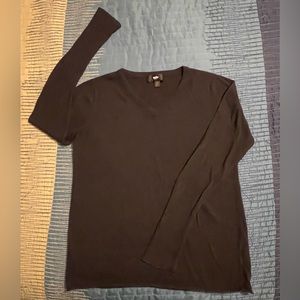 Mossimo simple black v-neck sweater